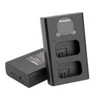 KingMa Dual USB Charger With LCD Display For NP-FW50 Battery And For Sony A5000 A5100 A6000 A6100 A6300 A6500 A7R A7S A7M2